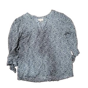 Cynthia Rowley Floral 100% Rayon 3/4‎ Sleeves